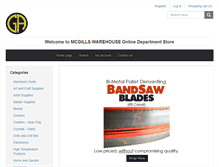 Tablet Screenshot of mcgillswarehouse.com